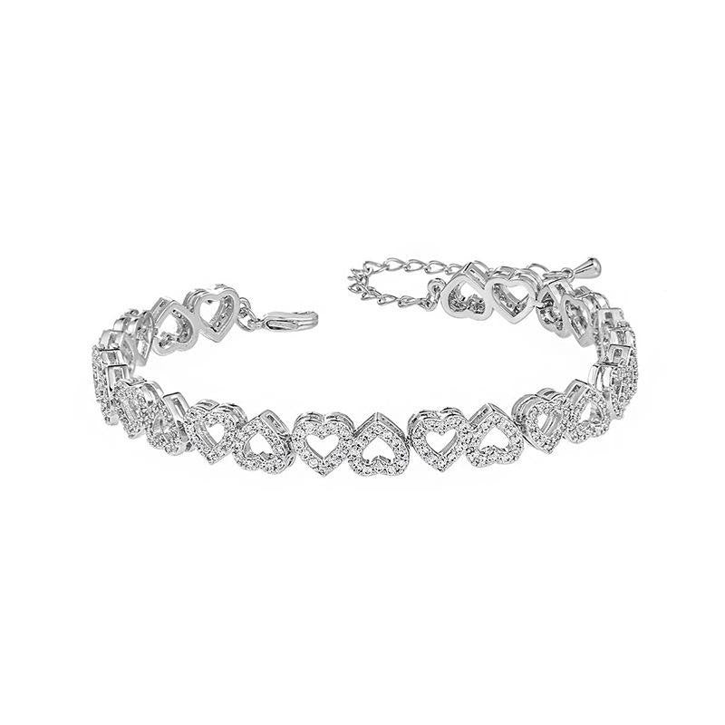 Diamond Heart Bracelet